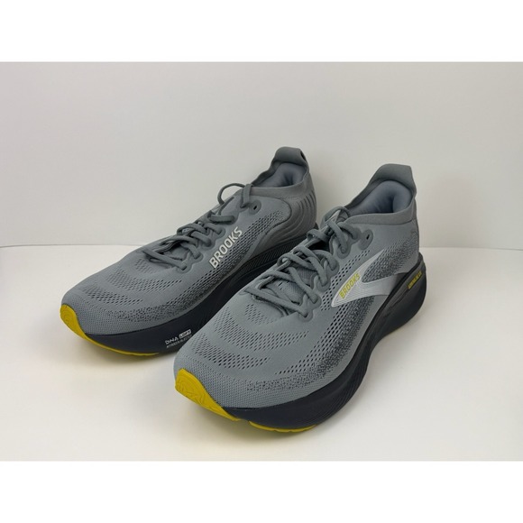 Brooks Adrenaline GTS 25 Running Shoe Men\'s Size 14 Primer Grey/Ebony/Jasmin main image 4